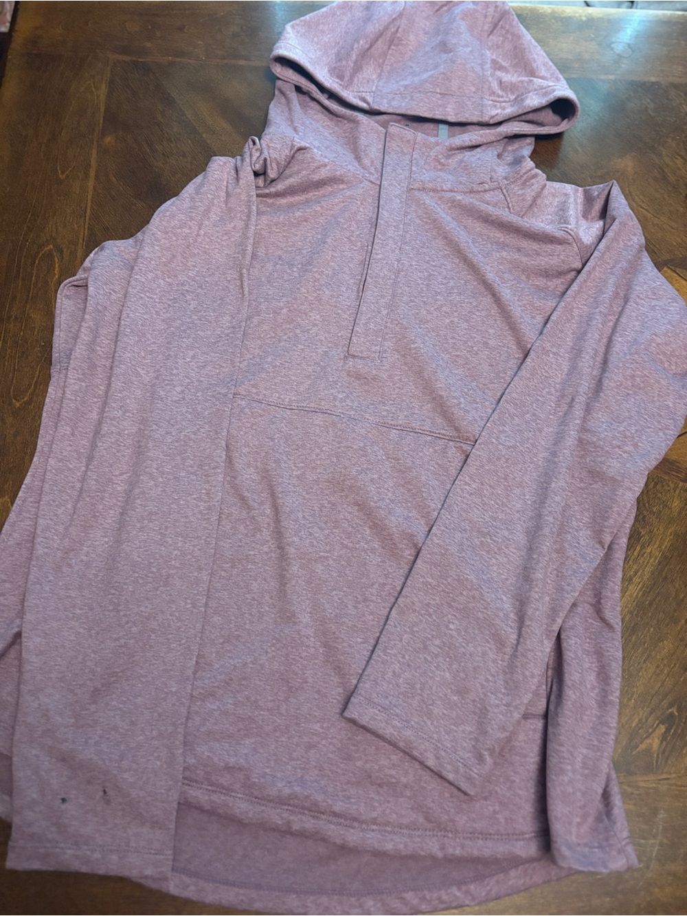 Storm Creek Relaxed Hooded Pullover in Dusty Mauve